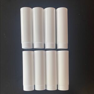 Set of White Empty 2oz fillable tubes